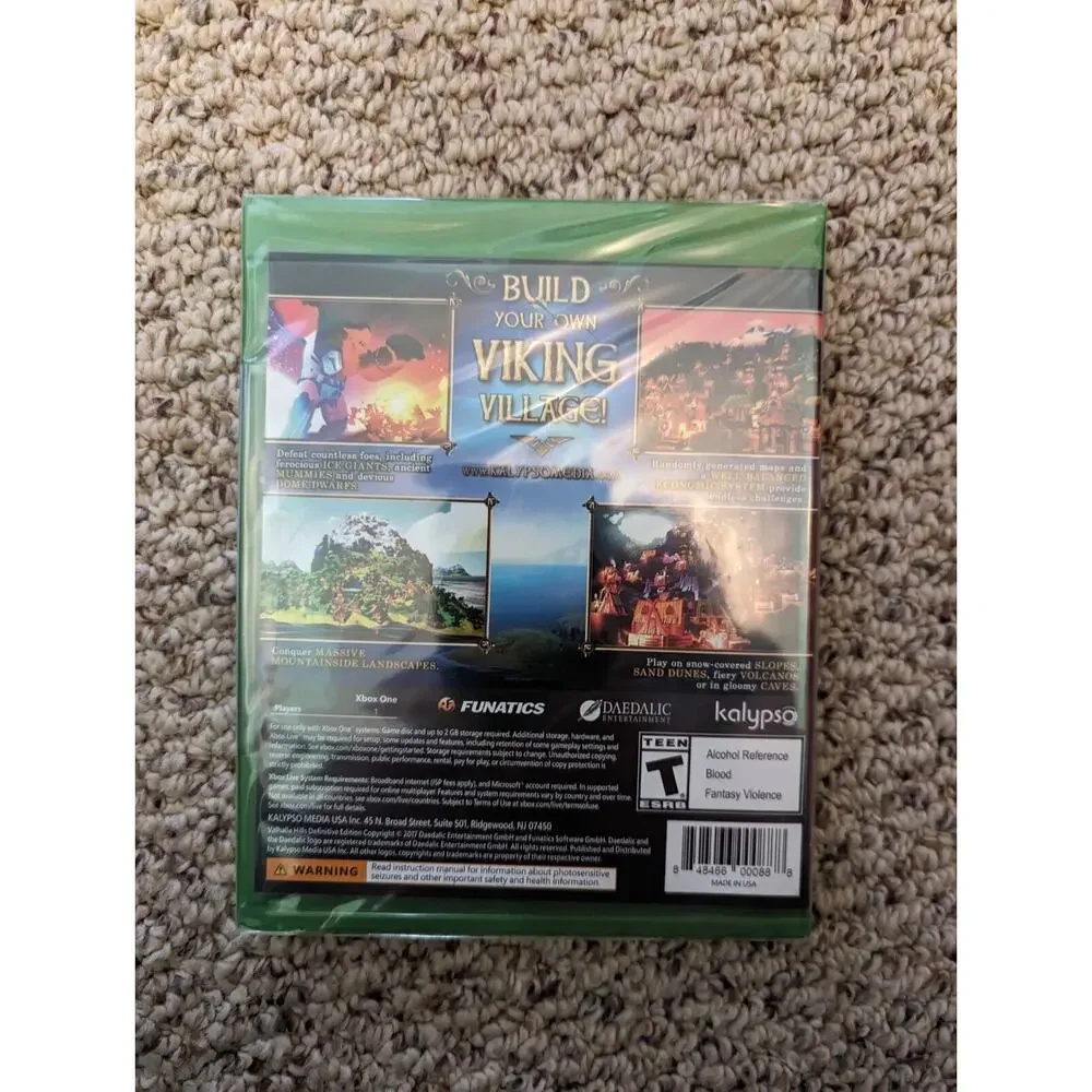 Valhalla Hills Definitive Edition (Microsoft Xbox One, 2016) Video Game - NEW